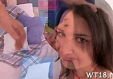 Porn Young 18+ Tight Cookie Gets Wild Action