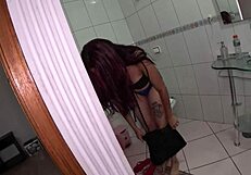 Is stefanie silva's first film juicy behind the scenes with bathing and dripping pussy?