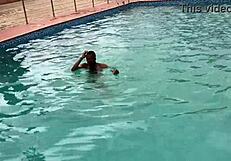 after the pool, i oiled up that curvy babe