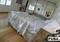 Brunette Dava Foxx takes dick in bedroom