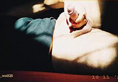 Farm boy gets wild with bad boy wolf28 in a Cfnm handjob scene