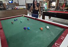 Man, she lost game but got pounded doggystyle on beach