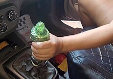 When no one to fuck, i crossdress and hump my black car, wet pussy fetish