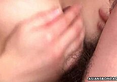 Cute Momo Imai plays with sex toys during wild Asian threesomes. Her hairy charm shines in uncensored POV action!