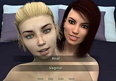 Intense 3D Triangle Game With Big Tits