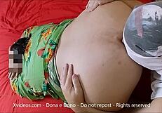 licking wife's fat ass