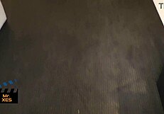 Beautiful woman with amazing ass gets deepthroat, choking and big cock in bathroom