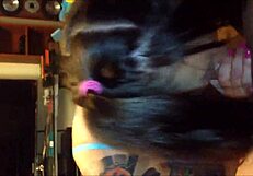 Beautiful blue-eyed teen amateur video