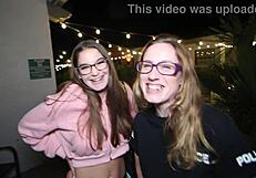 Nerd chick Kendra Heart and friends in threesome action