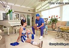 i crave a hard dick sliding between my big cheerleader boobs