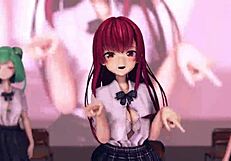 Teen 18+ Ayame Marine Rushia Chloe Striptease Naked Clothes Ripped