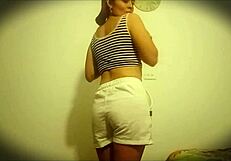 Milet Masturbating Her Pussy And Ass