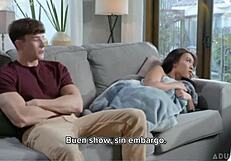 Roommates start with solo play and end up banging hard