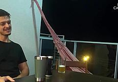 Coloquei casada pra mamar na frente do corno