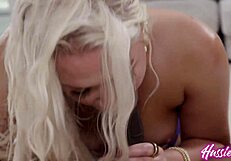 Harley King and Damien Dayski in hot scene with cowgirl action
