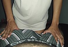 Can this skinny latina handle a monster cock