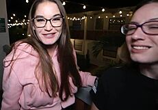 Nerd chick Kendra Heart and friends in threesome action