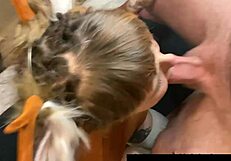 man, i can't believe this cute costumed girl took my facefuck!