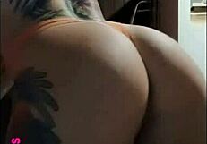 Athletic Redhead with Big Tits, Ass, Tan Lines Returns Even Hotter and More Tanned