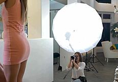 Beauty Scene Threesome with Lesbo Milfs in Heels and Strapon