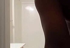 Solo Masturbation with Mirror Selfie