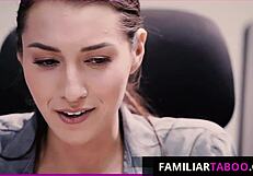 Chief helps his secretary Bella Rollan with needs at work.