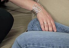 karmella sutra and rihannan sky, two tattooed lesbians with dark hair, penetrate each other with sex toys