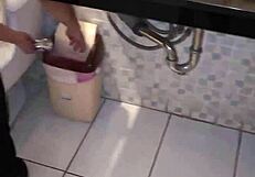 Fucking The Sexy Maid Prostitute With Big Ass Creampie