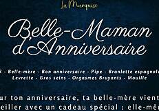Belle-Maman Anniversary French Step-Mom Doggy Style Bent Over.