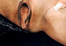 Naughty wife begs for hard anal in stockings