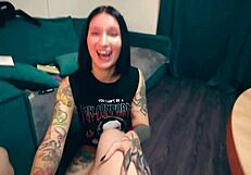 Nerdy step bro fucks ass intensely