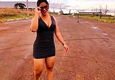 i drove vagninho outdoors and let him overflow my ass with cum