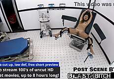 Melany Lopez is a latex wearing babe who gets face fucked and has her pussy filled with cum in this backstage scene