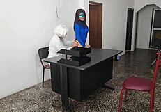 Doctor Bangs Secretary Sensually on Desk at Work