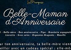 Belle-Maman Anniversary French Step-Mom Doggy Style Bent Over.