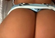 Stepdad notices stepdaughter using an anal sex toy