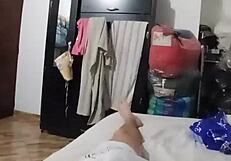 Latina Deepthroats Neighbor's Big Black Cock Unaware Of Recording