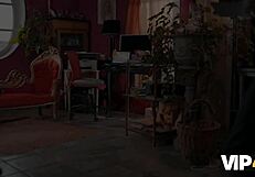 VIP4k mature redhead tricks neighbour into wild orgasm. What a sneaky European!