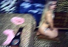 Glasses blonde meets maxxx loadz for blowjob!