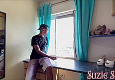 Relaxing and fucking my friend's wife's ass!