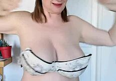 Busty Granny MariaOlds Performs Ultimate Strip Dance in Lingerie Compilation