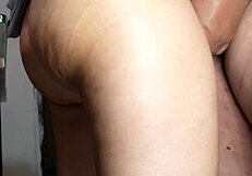 Natural tits homemade video of a horny wife getting fucked on all holes