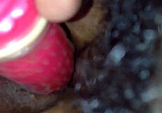 lucy the milf takes a dildo in her ass