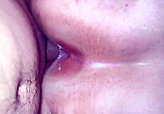 Doggy Style Creampie with Latina During Her Period at Gym