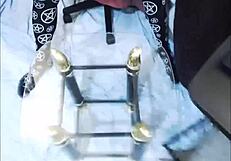 Sexy Emo Tranny Licking Her Own Cum