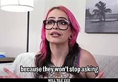 pierced babe maya romero returns for blowbang and cowgirl fucking