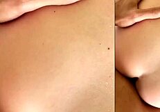 Intense restaurant romance from pickup to hotel room creampie.