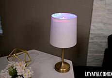 Perv blonde Leya Falcon engages in MILF cunt wrecking at party.