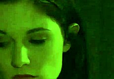 Curvy pale lesbian slave gets fingered hard by her mistress