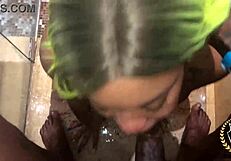 Sex in the bathroom vixen vanity takes rome majors bbc with blowjob riding